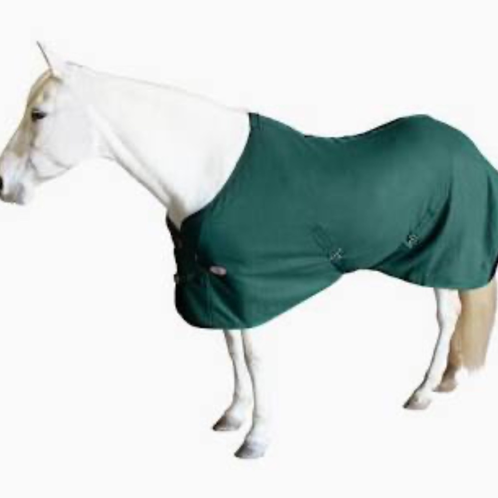 FLEECE HORSE COOLER SHEET DRESS SHEET FOREST GREEN (SIZE 81) NEW!!! (NWOT)